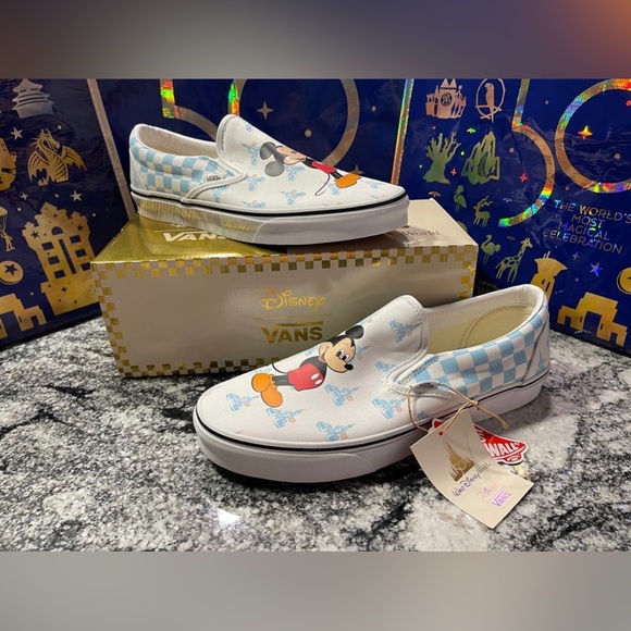Vans Disney 50th Slip On Shoes
